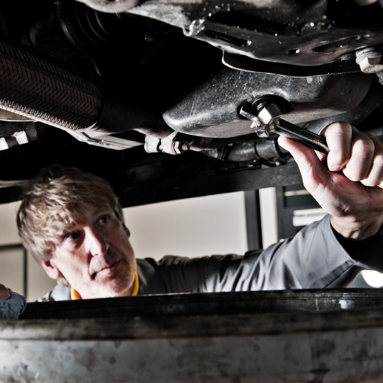 Werkstattfoto: Ölwechselservice